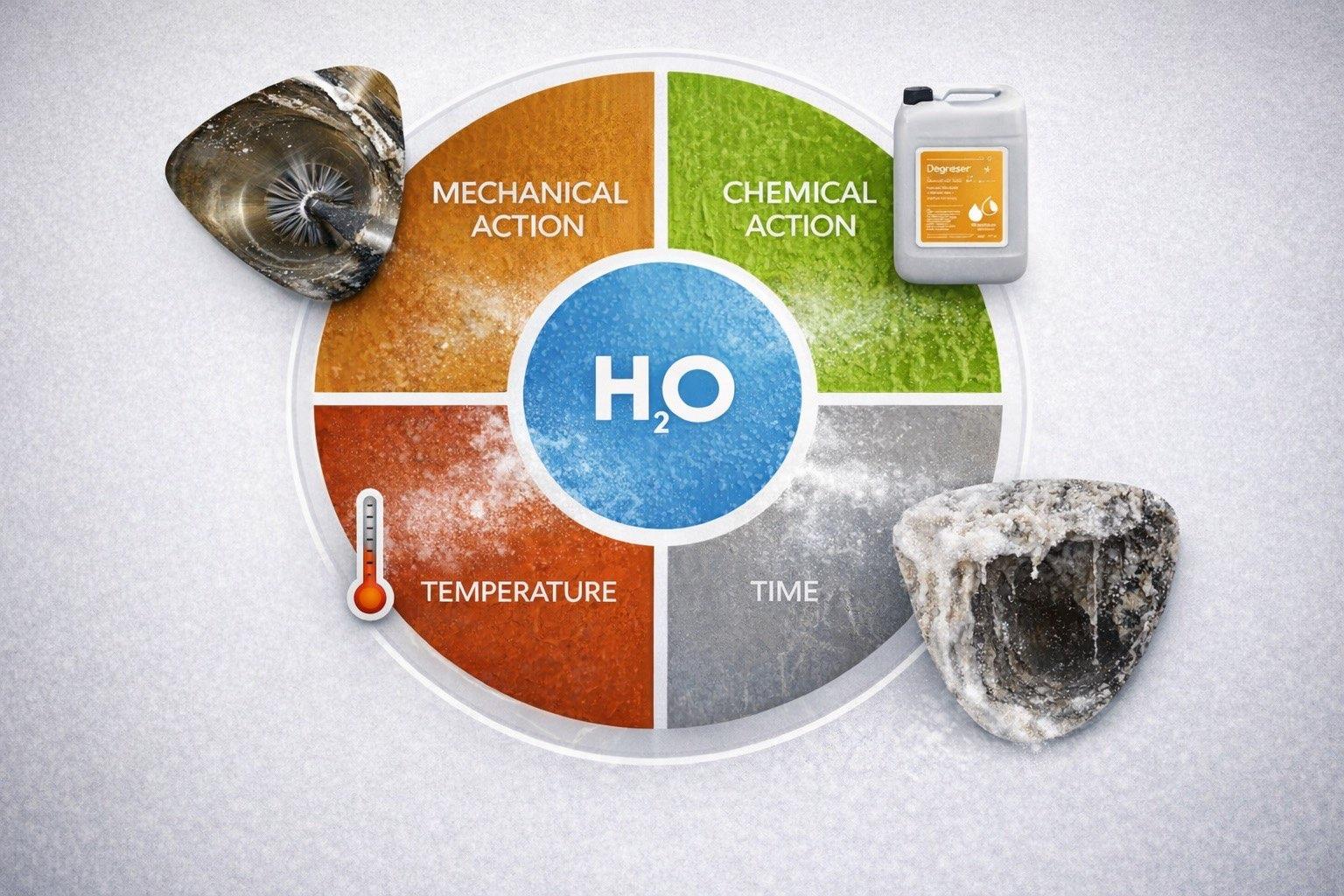 Схема на процеса на почистване